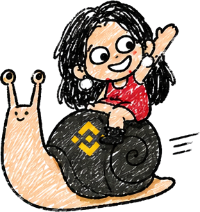 Yi He riding a slow snail